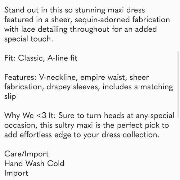 Free People Sascha Sequin Maxi Dress size 4 - Picture 8 of 8